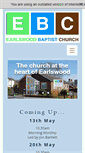 Mobile Screenshot of earlswoodbc.org